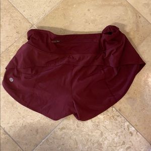 Lululemon speed up shorts 2.5